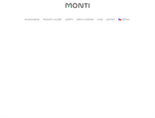 Tablet Screenshot of monti.cz