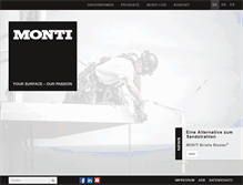 Tablet Screenshot of monti.de